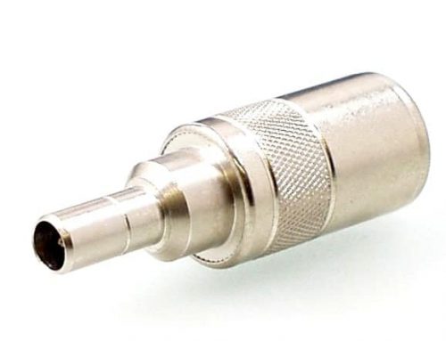 Koax Adapter Stecker 2.5/6 DIN 47296 auf Buchse 4/13 DIN 47284