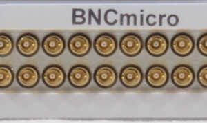 Mini BNC Patch Panel Front View
